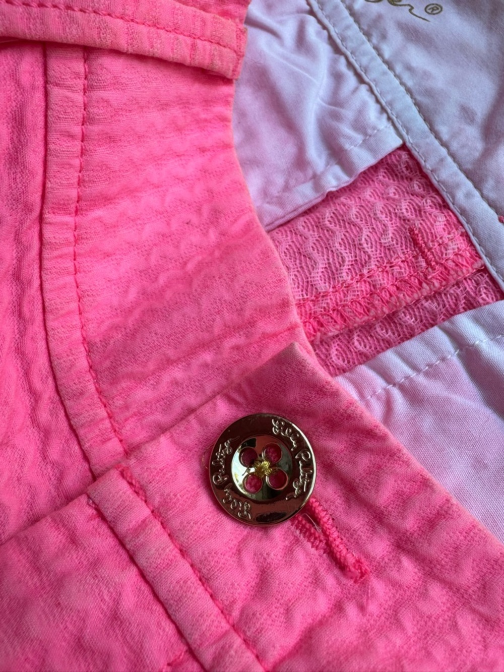 Lilly Pulitzer Callahan Hot Pink Shorts Sz 0 - Picture 6 of 7